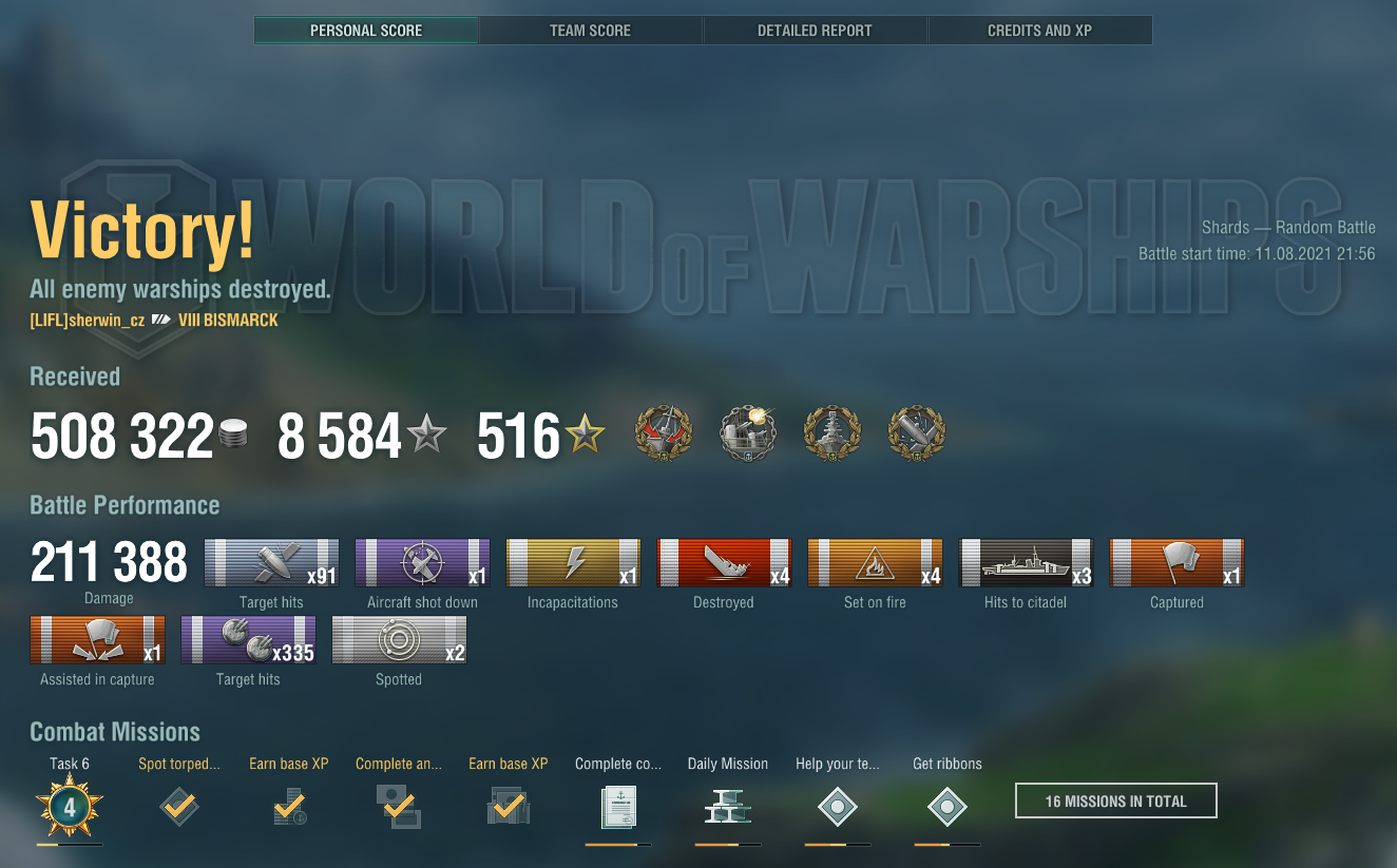 Bismarck World of Warships
